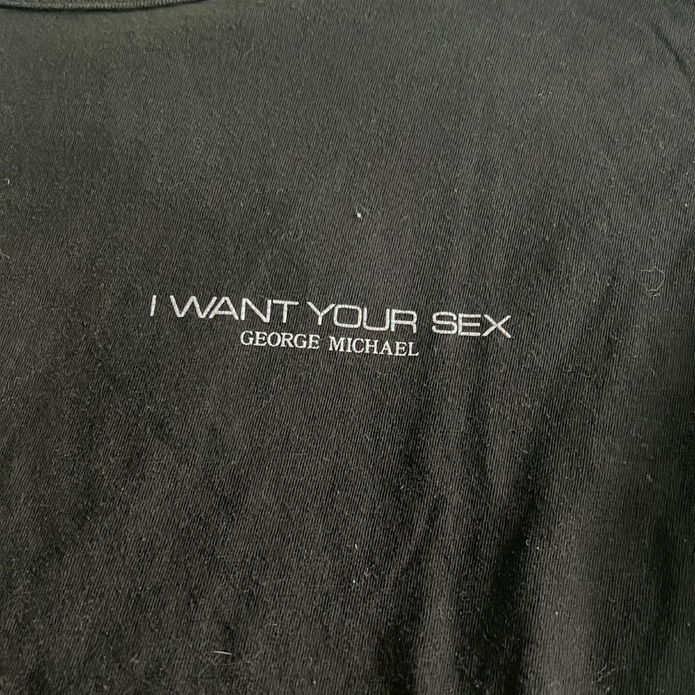 Vintage George Michael Concert Tee. 1988 Faith Tour
